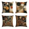Домашний Декор Абстрактный Узор Круги Декоративные Наволочки Узор Наволочки Для Подушек Подходит Для Дивана Спальни Автомобиля Наволочка