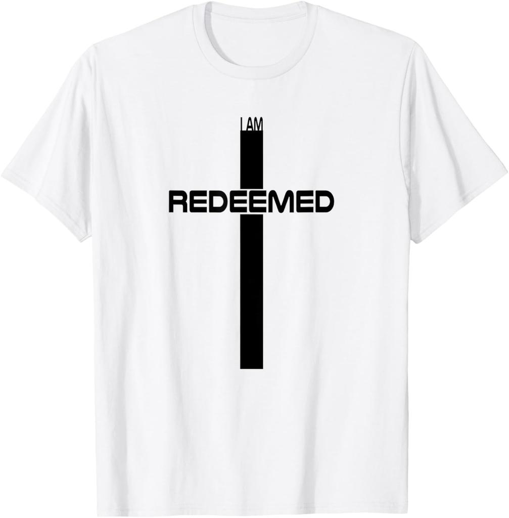 I Am Redeemed Modern Christianity Christian Design T-Shirt