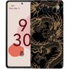 Чехол для телефона Google Pixel 8 7 6 Pro 8A 7A 6A, ТПУ-оболочка, Мягкий силикон, Ударопрочный, Черный чехол, Иллюзорный цвет, Китайский дракон