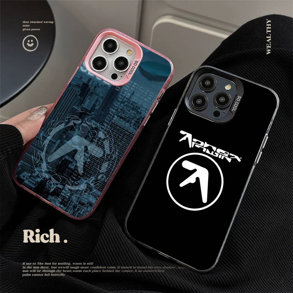Музыкальная группа A-Aphex T-Twin Для IPhone 17 16 15 14 13 12 11 Pro Max Plus Цветной Ударопрочный Задний Чехол для Телефона
