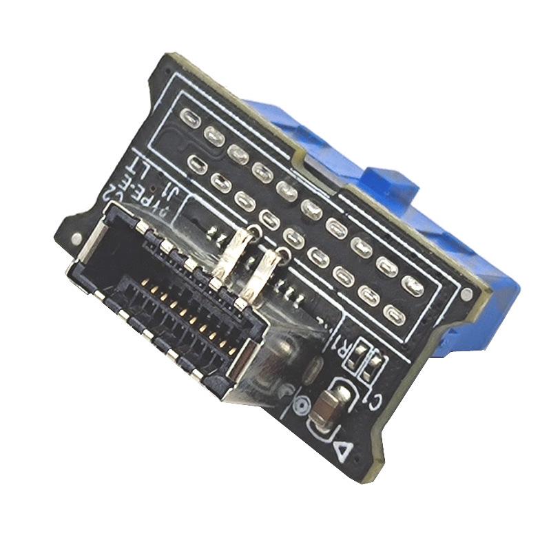 USB 3.0 Передняя 19-контактная на Type-C 3.1 Type-E 20-to-9-Pin Карта расширения Адаптер