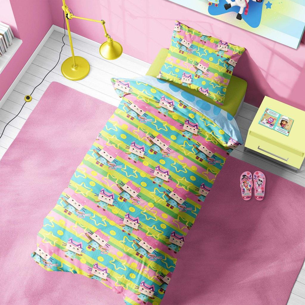 Gabby´s Dollhouse Glitter Makes Everything Better Reversible Duvet Set