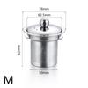 Infuser Mesh Coffee Reusable Stainless Steel Lid Filters Tea Strainer