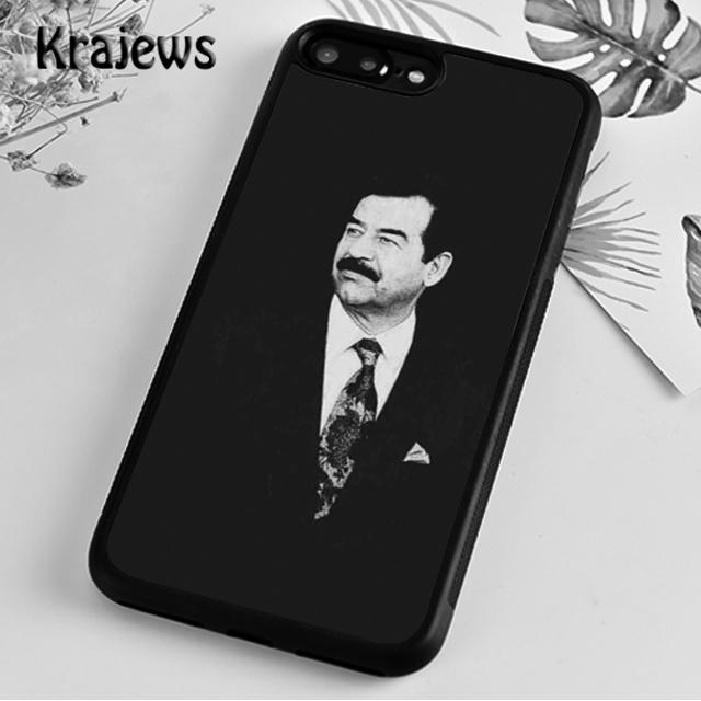 Krajews Arabic Iraq Saddam Hussein Phone Case Cover For iPhone 16 15 SE2020 14 6 7 8 plus 11 12 13 pro max coque Shell Fundas