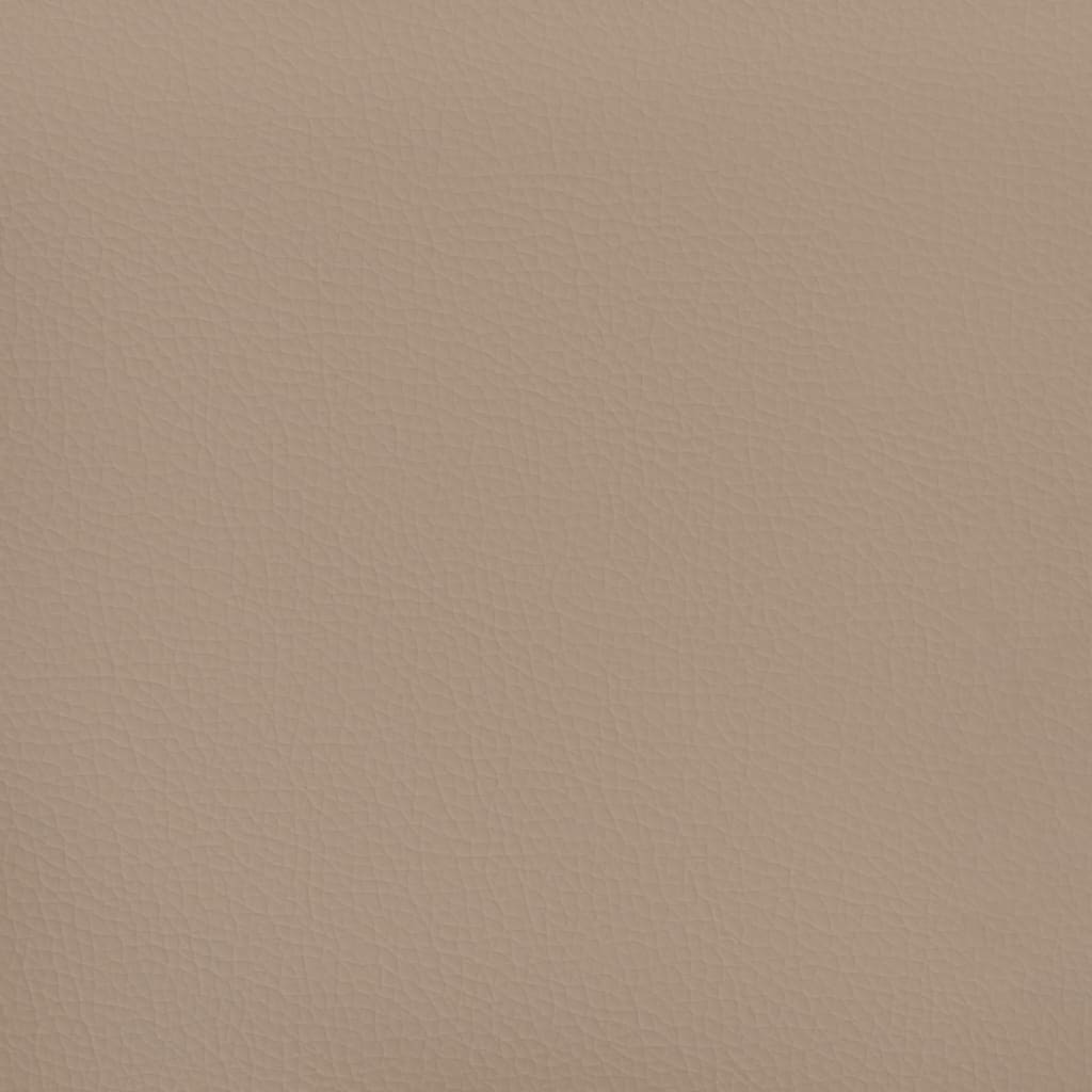 Bench in Cappuccino Brown 70 x 30 x 30 cm Synthetic Leather