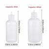 BENECREAT 8-Piece 50/100ml Needle Tip Bottle Set, Multipurpose Precision Applicator Bottle Set with Colorful Needle Tips for DIY, Arts, and Crafts