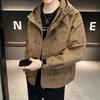 Куртка мужская весенне-осенняя новая с капюшоном мужская американская кэжуал универсальная