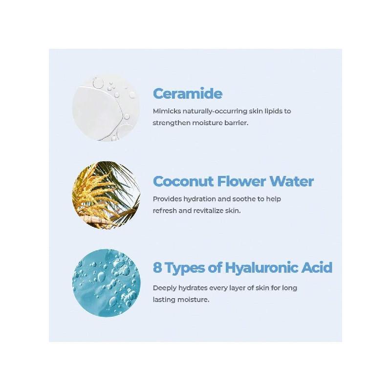 Rovectin Aqua Hyaluronic Soothing Cream 60ml/Skin Barrier Repair With Ceramide, Hyaluronic Acid, Niacinamide,Intense Hydrating Cream,Fragrance Free