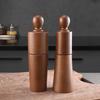 Wood Salt and Pepper Grinder Wooden Mills, Gourmet Precision Mechanisms and Premium Sea Salt & Peppercorns