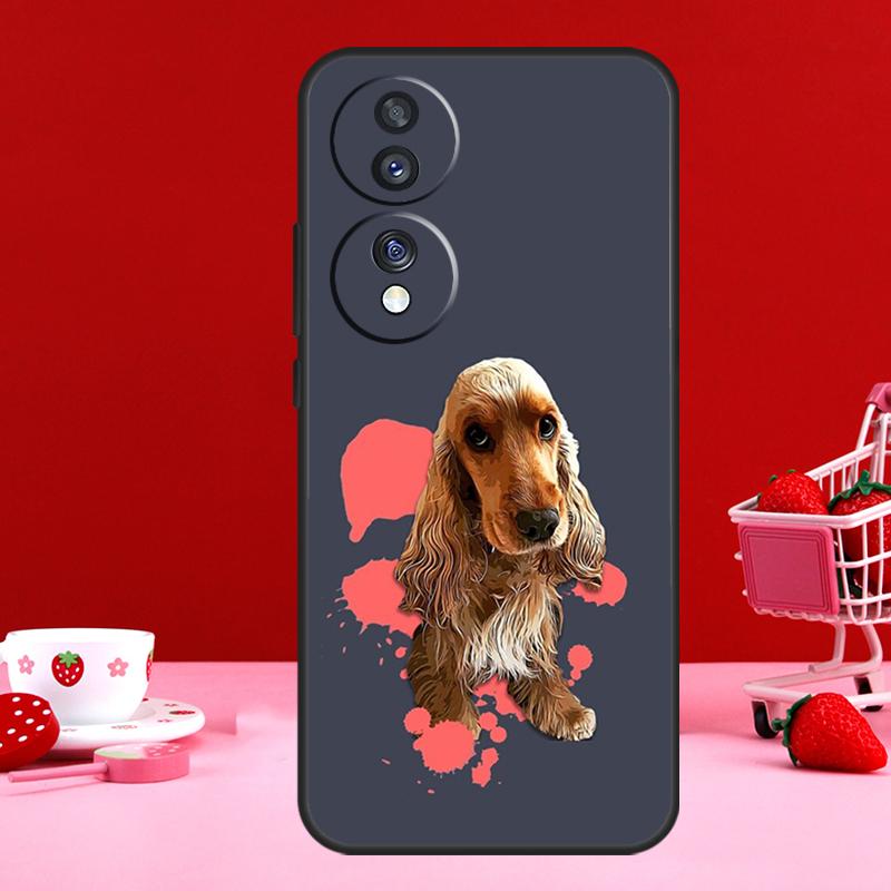Чехол для собаки английского кокер-спаниеля для Honor 90 Lite 70 50 Magic 6 Pro 5 Lite X6 X7 X8 X9 X6a X7a X8a X9a X9b X8b