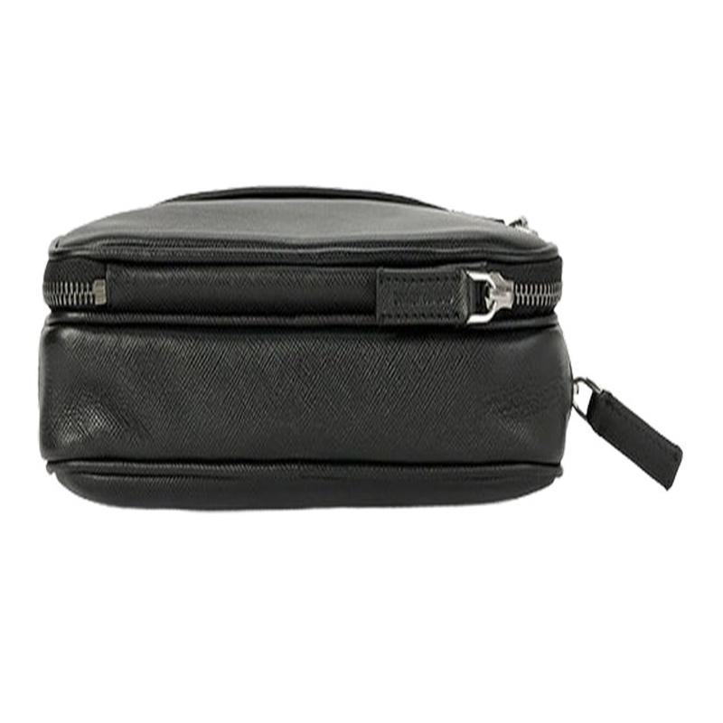 Armani GIORGIO Джордж Однотонный Простой Кожаный Клатч на Молнии Обычный Мужской Черный