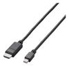 Elecom Mini DisplayPort To HDMI Conversion Cable 1m Black (male) (male) AD-MDPHDMI10BK