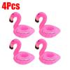 1-5Pcs Floating Cup Inflatable Flamingo Drinks Cup Holder Pool Float Bar Coasters Floatation Devices Pink Toy Drink Holder
