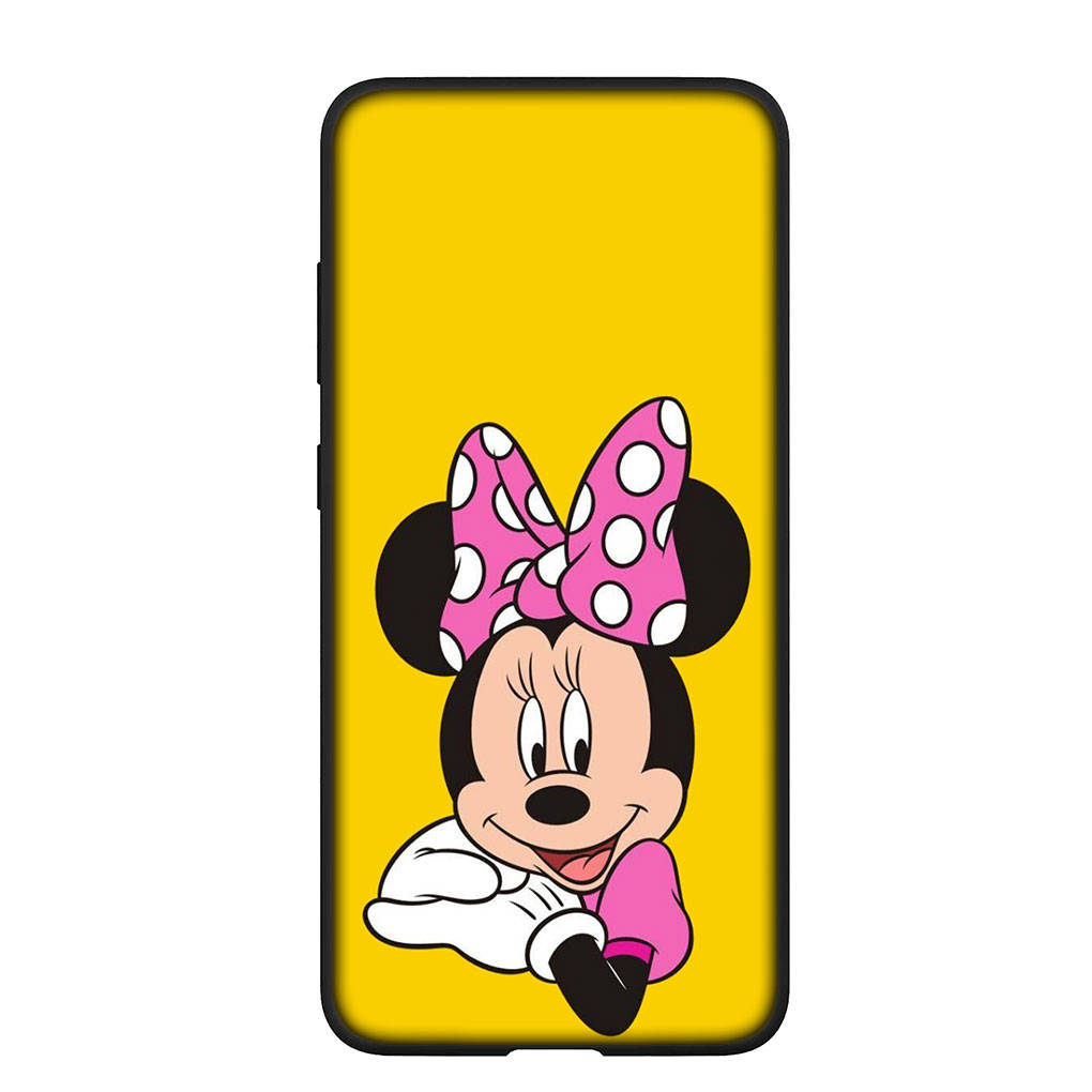 Чехол для телефона Samsung Galaxy S24 S23 iPhone 16 15 14 Xiaomi Redmi Note 13 12 11 8 Plus 10 9 Pro Max X XR A16 OPPO Huawei Minnie Cartoon Mouse Cover