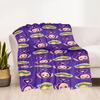 Teletubbies Hearts Pattern Flannel Blanket-Soft and Suitable for Sofas,Beds,Offices,Travel,All Seasons,Great Gift for Holidays and Birthdays.