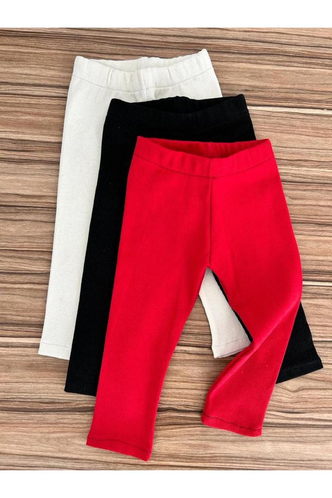 Kız Bebek Çocuk Tayt 3'lü Set