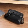 Men's Genuine Leather Crossbody Shoulder Bag - Multifunctional, Practical, Soft Cowhide for Business Use