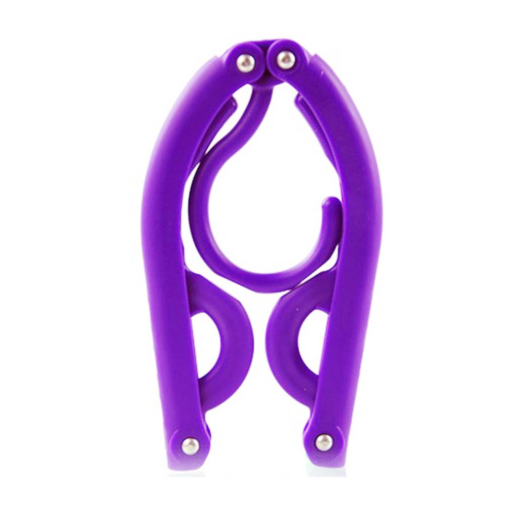 Портативная складная пластиковая вешалка для одежды и пальто, дорожная складная вешалка, 5 цветов KTY