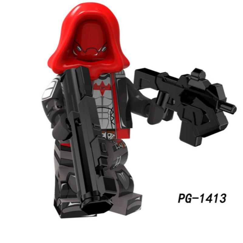 Wonder Woman Minifigures Lady Batman Under the Red Hood Nurse Joker Building Blocks Kids Toys