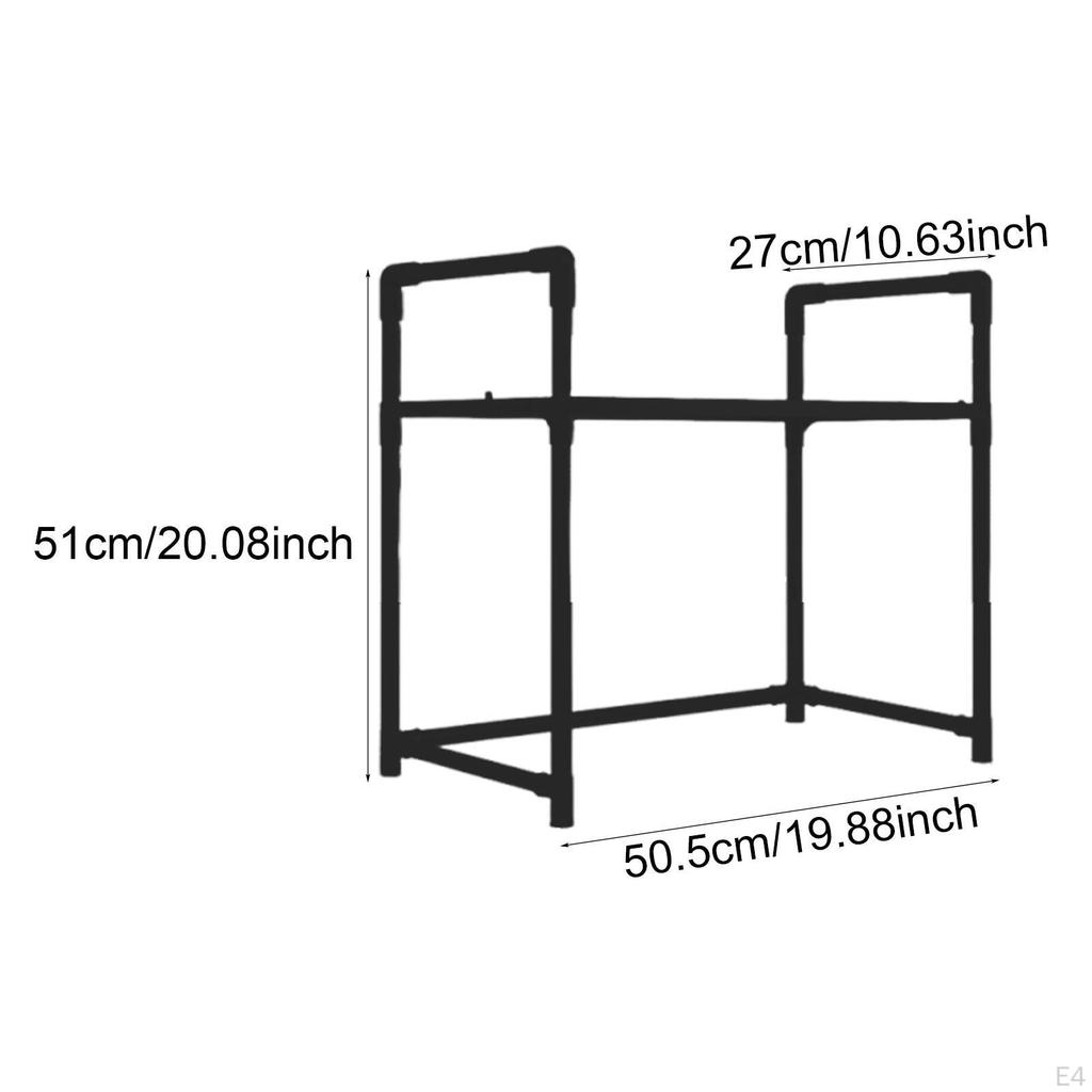 Microwave Oven Storage Rack Counter Organizer Shelf Multifunction