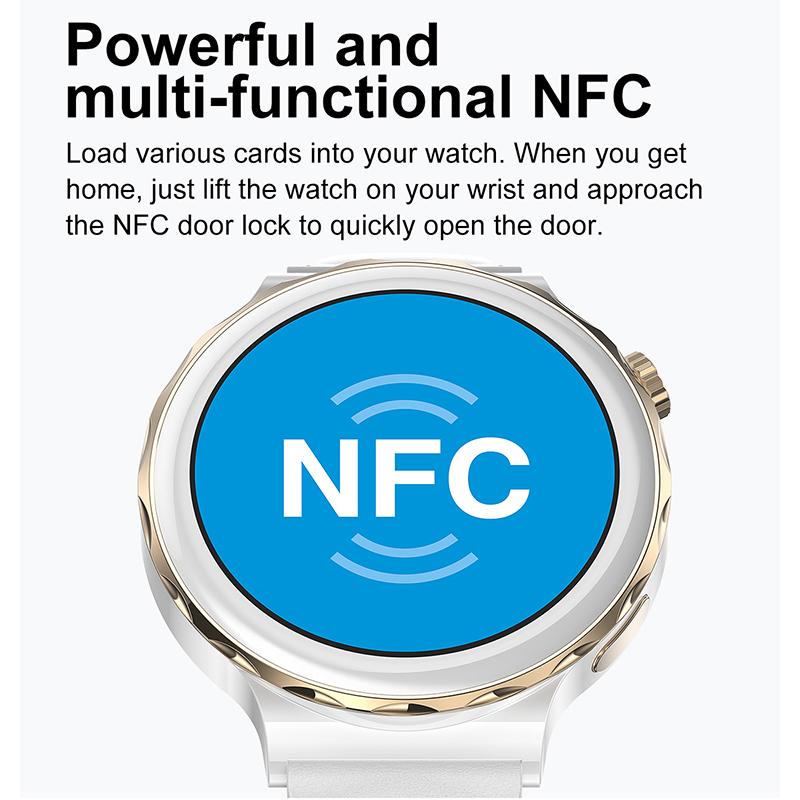 Nfc Bluetooth Call Smart Watch Women Gt3 Pro 1.32”amoled 360*360 Hd Экран Ip68 Водонепроницаемые Женские Smartwatch для Huawei