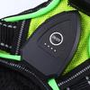 Light Up LED Dog Harness Rechargeable Flashing Luminous Pet Chest Strap Soft Padded Collar Dog Glow Vest for Night Walking