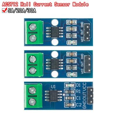 ACS712 5A 20A 30A Модуль датчика тока в зале для Arduino ACS712-30A ACS712-20A