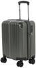Чемодан Spark II и кодовый замок TSA, бар-монетница, карбоново-черный [Wisely] Сверхлегкий, амортизирующий, с функцией стопора, двуколесные ролики, замок,
