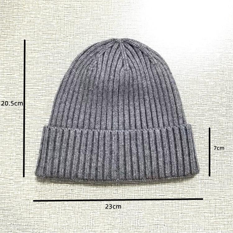 HK12 Unisex Couples Cold Version Color Custom Private Label logo Personalised Brand Winter Knit Beanie Hats Bennie