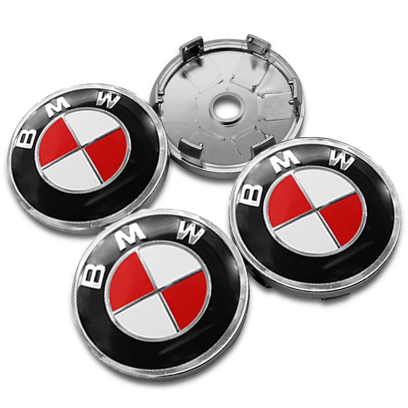 4Pc 56mm+60mm Car Logo Wheel Center Cap Emblem For BMW M Performance E46 E90 E60 F10 E39 F30 E36 F20 E87 E90 E70 Hub Cover Badge