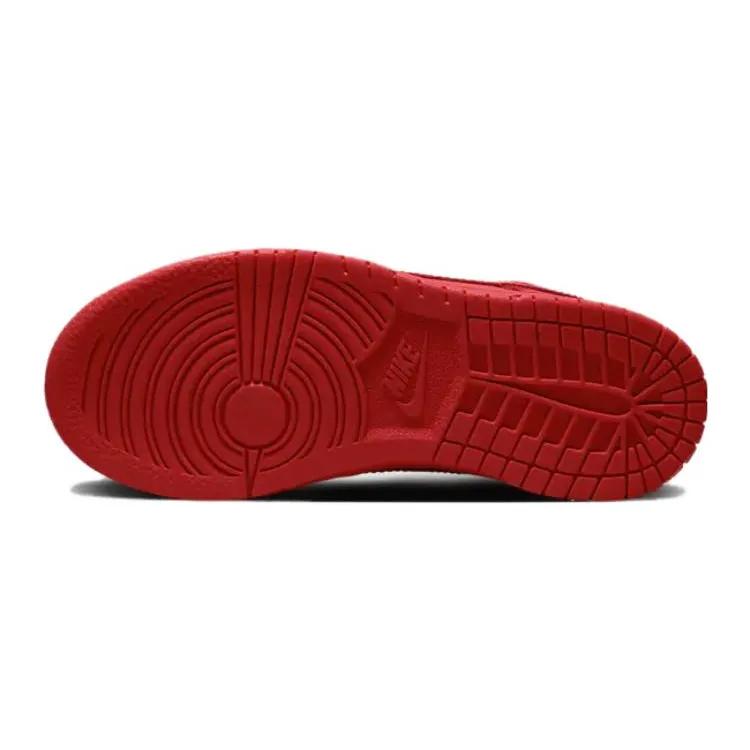 Nike Dunk Low PreSchool 'Track Red' (Unisex) Track Red / Track Red / Red Stardust Kids' Skateboarding Shoes DH9756 601