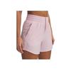 Under Armour Flex Comfortable Classic Stylish Solid Color Versatile Sports Shorts Women Shorts Pink 1376933-647