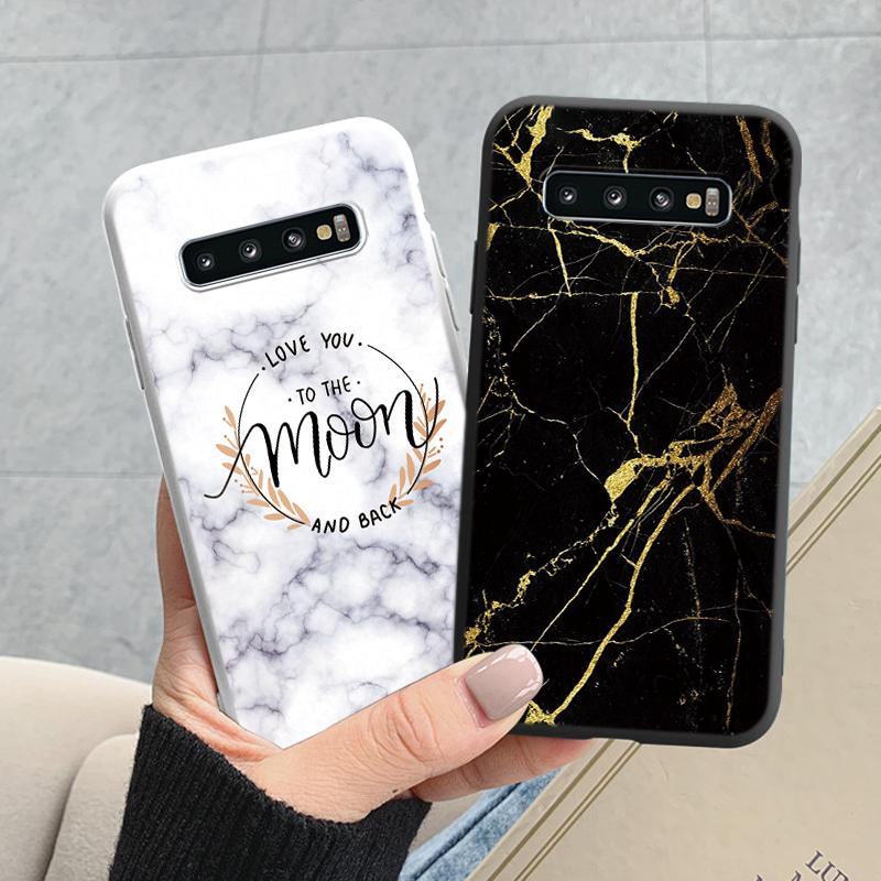 Цветной Роскошный Мраморный Чехол Для Samsung Galaxy S10 S 10 Plus S10E Fundas Мягкий ТПУ Защита Задняя Крышка Для Samsung S10 Ударопрочный