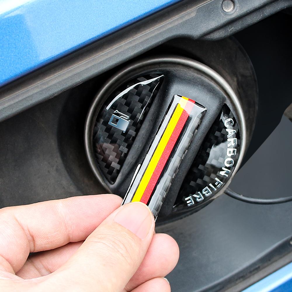 Крышка топливного бака из углеродного волокна, декоративная наклейка для Volkswagen VW Passat Tiguan T-Roc Golf Jetta Sharan Scirocco EOS T-Cross