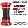 BUCKLOS Bicycle Bottom Bracket BB68/73 Sealed Bearing BB 24mm Ceramic Bearing Bike Bottom Bracket for MTB Road Bike Crank BB