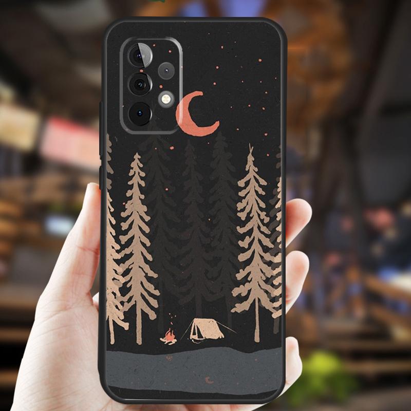 Camping Mountain Case For Samsung Galaxy A05 A06 A22 A53 A33 A26 A16 A56 A36 A32 A52 A54 A34 A14 A55 A15 A35