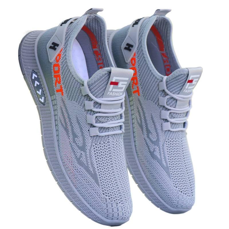 Men's shoes summer breathable thin mesh casual sports shoes men's 2026 new hollow cloth shoes