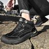 Мужская обувь из натуральной кожи, кроссовки, водонепроницаемые уличные мужские ботинки, удобная мужская прогулочная обувь