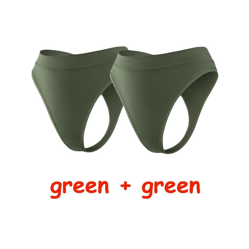 2Pcs/Lot Women Sexy 5 Color Panties Low-waist Comfort Underwear G String Thong Breathable Lingerie Temptation Intimates