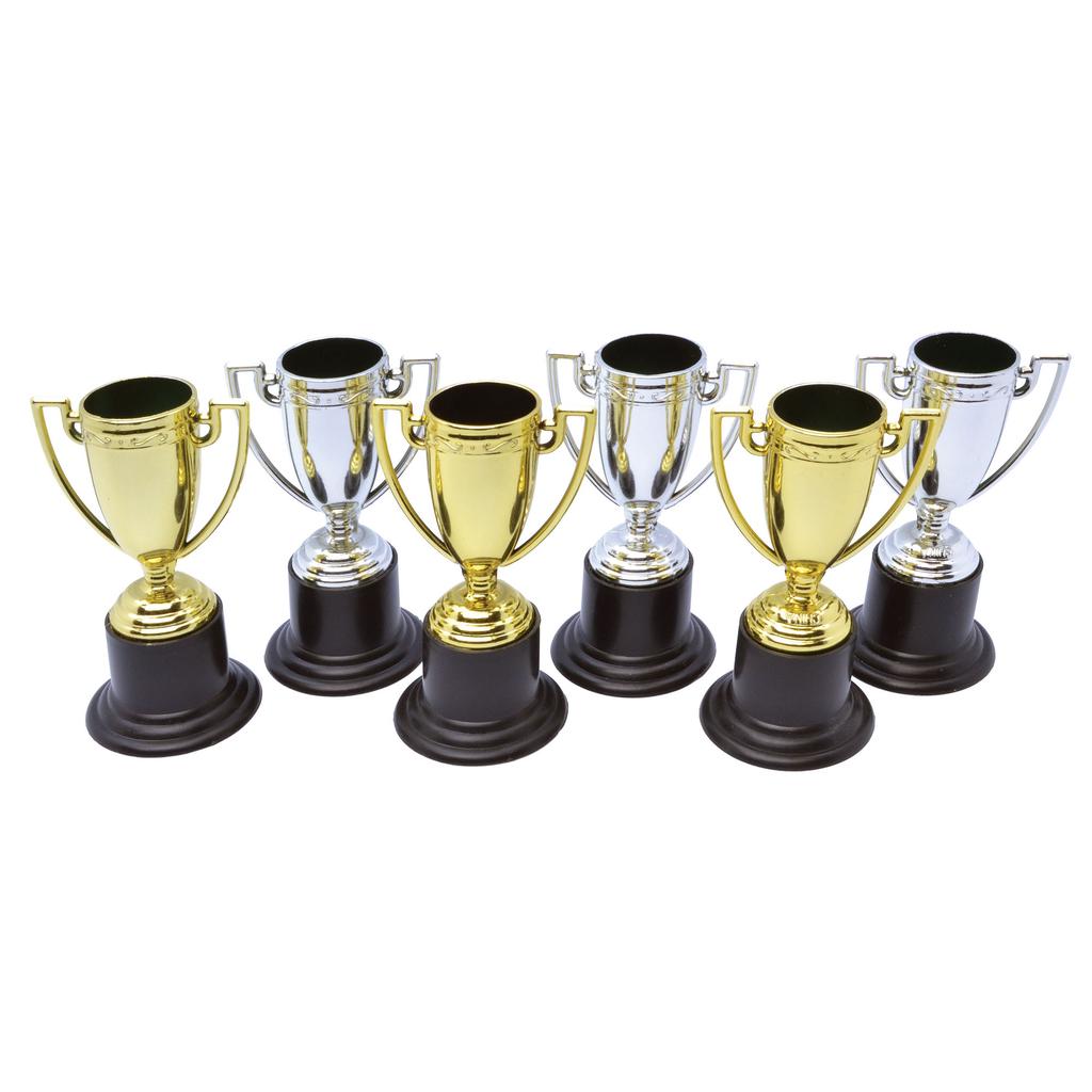 Bristol Novelty Mini Winner Trophies (Pack Of 6)