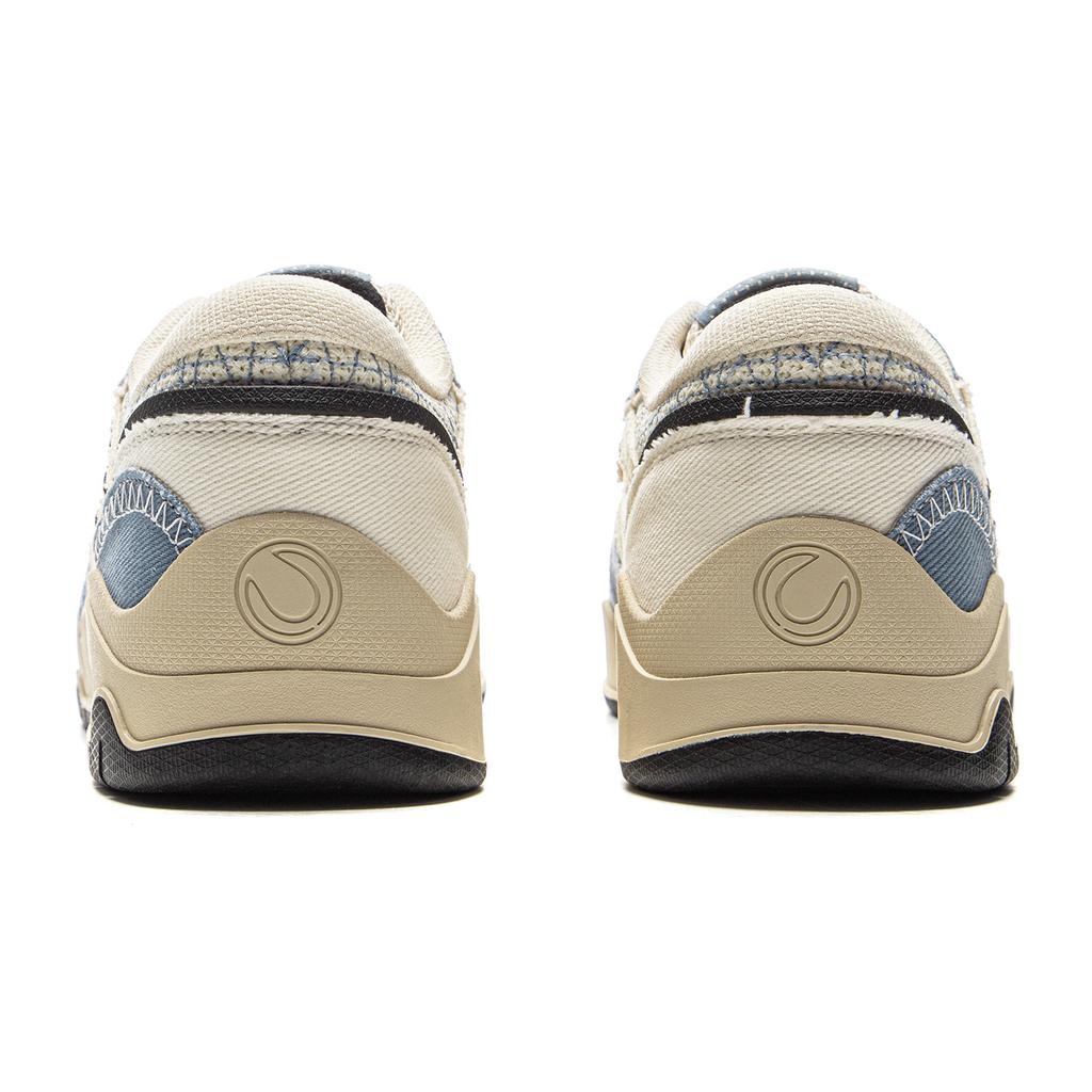 Li Ning Yue Bai 3 Casual Versatile Retro Fashion Classic Trend Slip Resistant Shock Absorbing Wear Resistant Low Top Skate Shoes Men Sneaker AGCV077-3