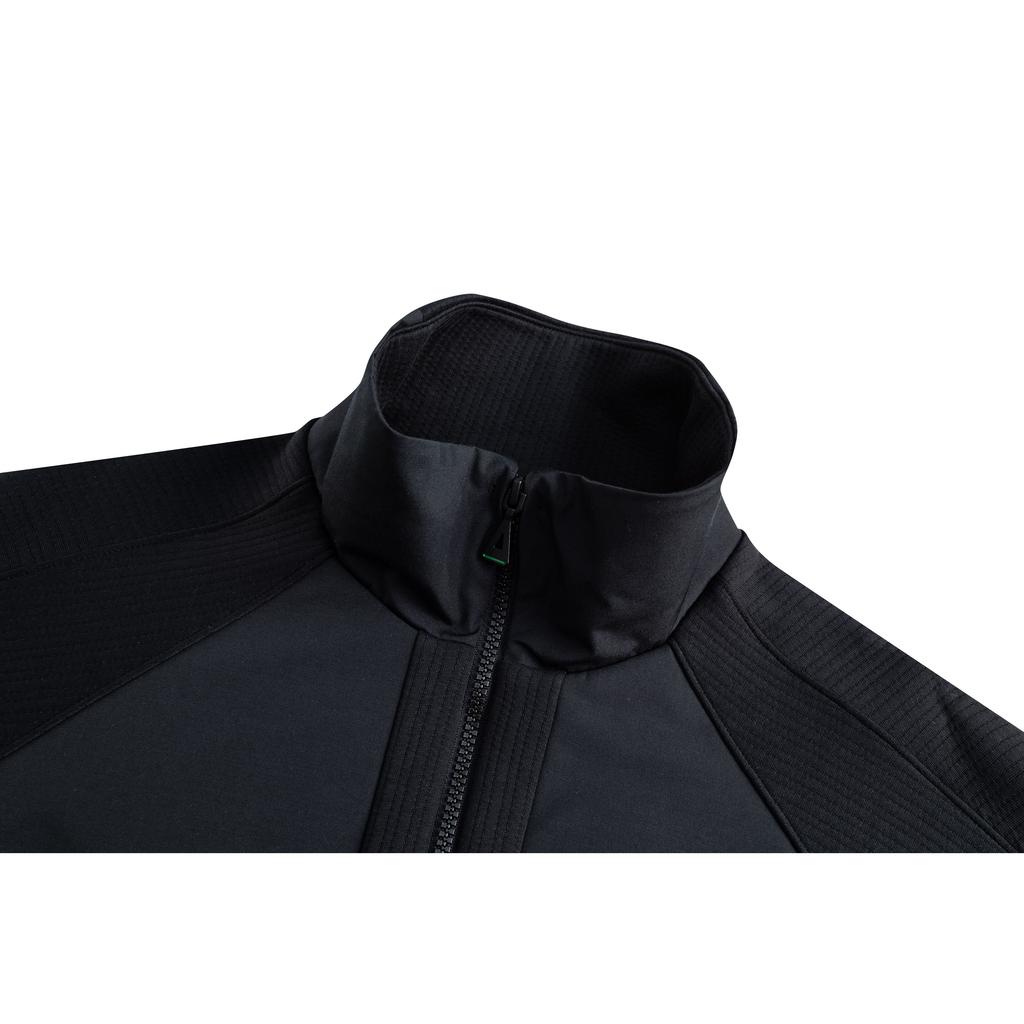 Anta Иконический топ с воротником-стойкой и молнией до середины, женская куртка, элегантный-черный 162618745-2