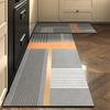 Кухонный коврик для пола Нескользящий Маслостойкий Водонепроницаемый Ковер ПВХ Кожа Грязеотталкивающий Протираемый Коврики для ног Бытовой Длинный коврик