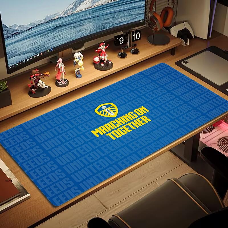 Leeds United Mouse Pad Large Gaming Table Cushion Non-slip Laptop Tablet Big Mousepad XXL Mat Mini PC Playmat With Lock edge_xia