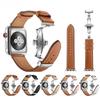 Кожаный ремешок для наручных часов Apple Watch 49 мм 46 мм 45 мм 44 мм 42 мм 41 мм 40 мм 38 мм 45 мм для iWatch Серии 11 10 9 8 7 6 5 4 Ultra3