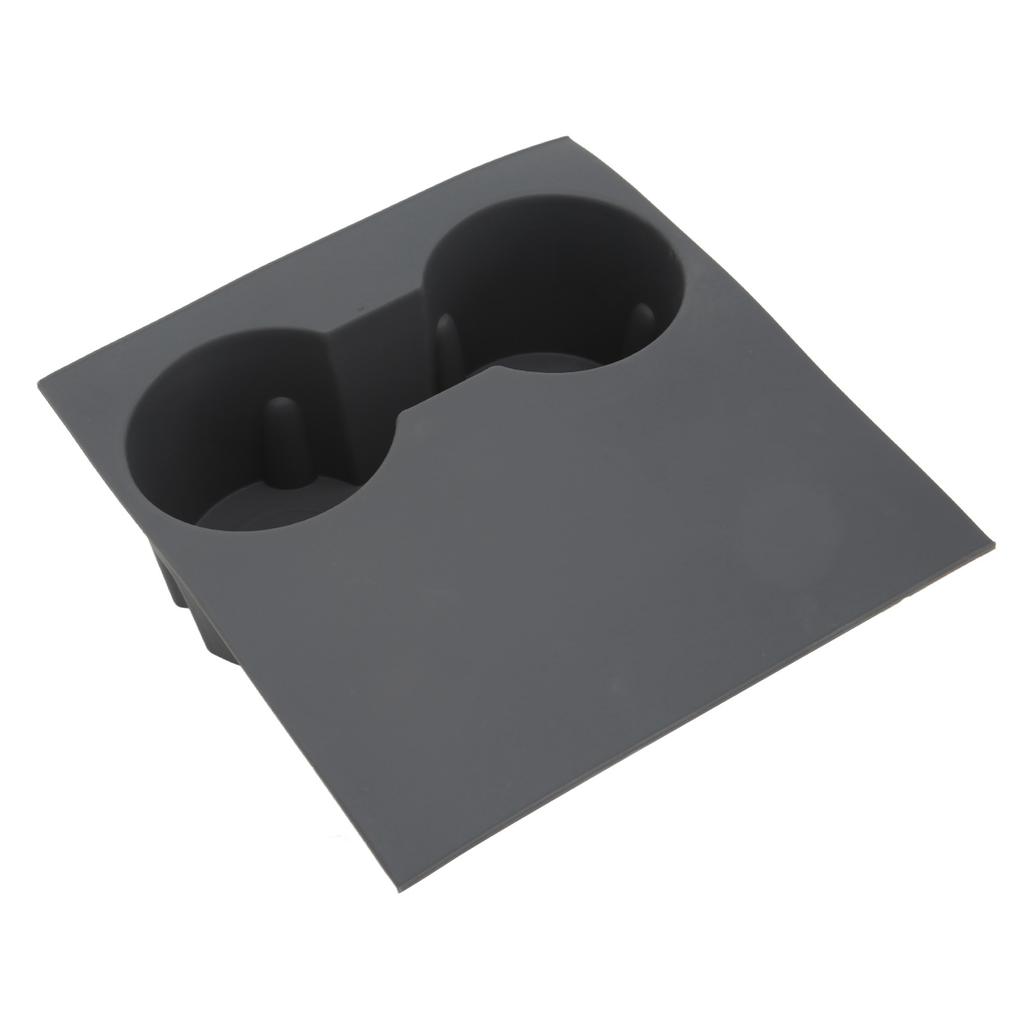 Center Console Cup Holder Silicone Material Scratch Resistant Replacement for Tesla Model 3 Model Y Grey