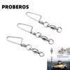 Single Head Bearing Swivel+curved Pin 8-shaped Ring Connector Loose 8-shaped Ring Fishing Accessories Fishing Gear Supplies
