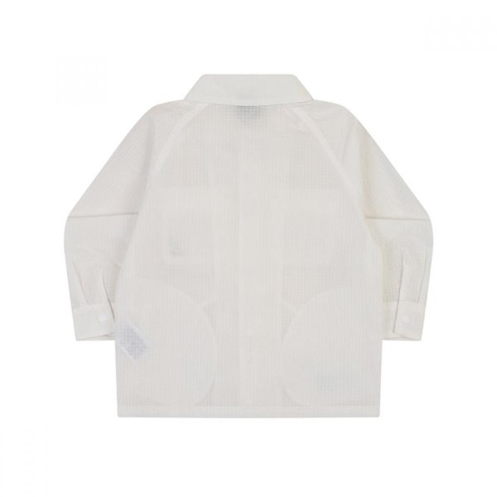 Kangol Kids Nylon Overshirt Jumper White  Sa 0210 