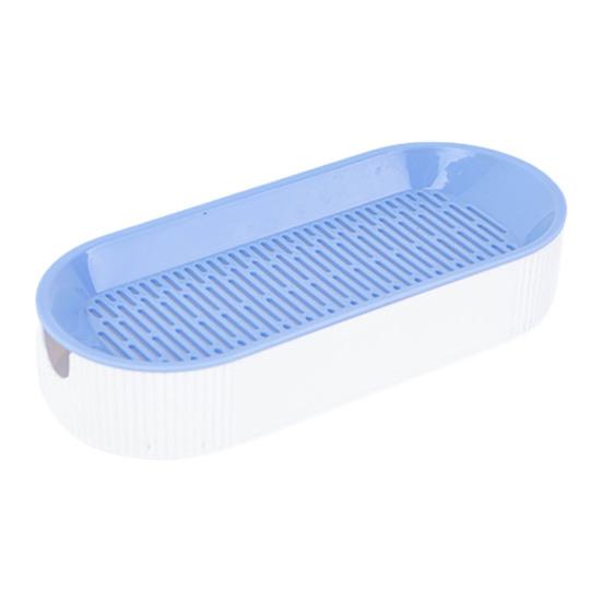 Cat Grass Planter Soilless Planting Visible Water Level Drain Grid U-hole Sturdy Sink Detachable Catnip Grow Box Pet Supply