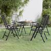 Day and Night - Day and Night Garden Dining Set 3 Pieces Anthracite Expanded Metal Mesh